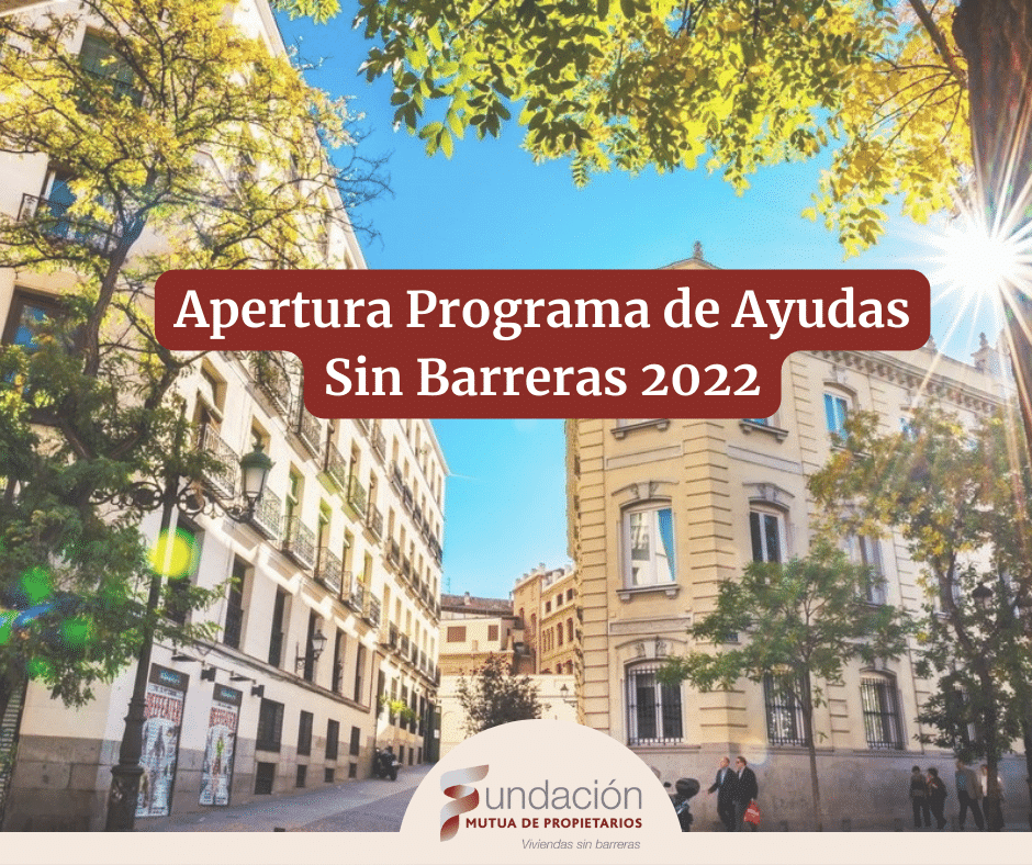 ABIERTA LA CONVOCATORIA DE AYUDAS ‘SIN BARRERAS’ PARA LA MEJORA DE LA ...